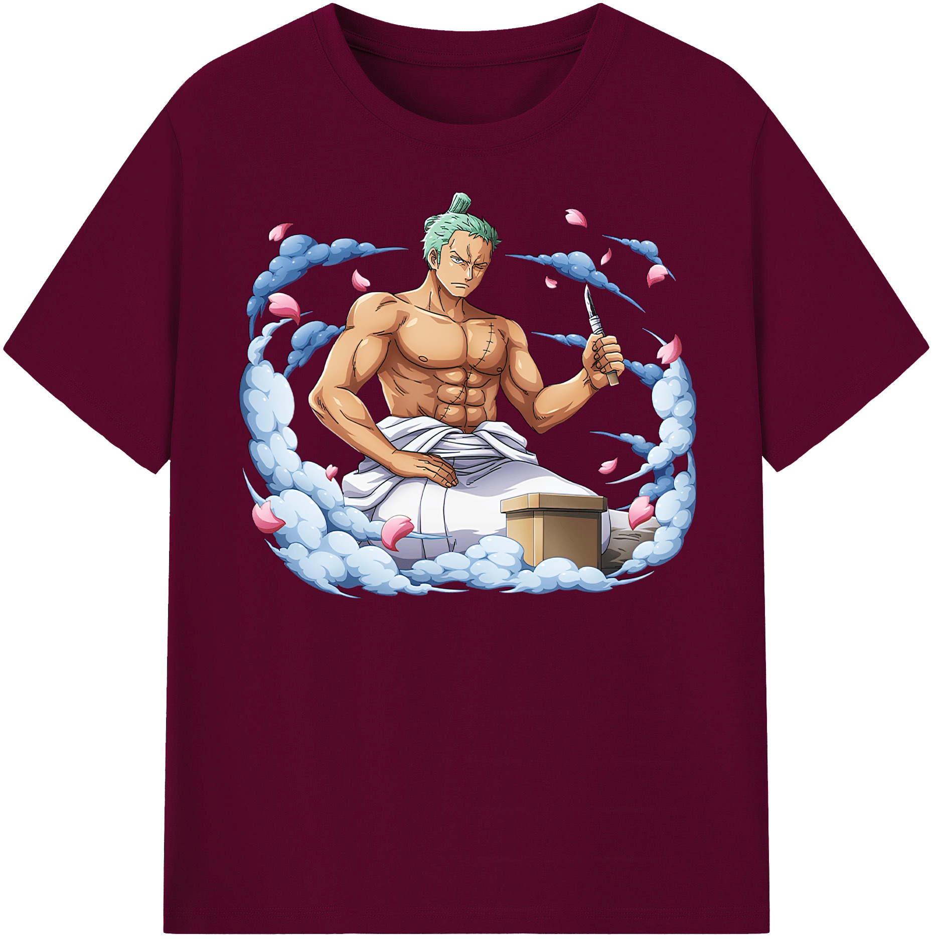 ワンピース ロロノア・ゾロ ONE PIECE Roronoa Zoro レディースカジュアルプリントTシャツ（綿100％）